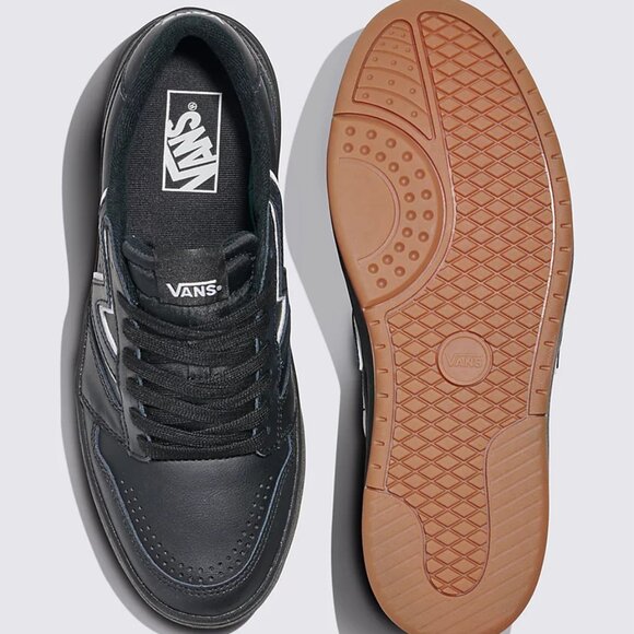 VANS LOWLAND 2.0 SNEAKERS SHOES Black / White VN000D6RB8C MEN SZ 10.5 SKATEBOARD - Picture 14 of 14